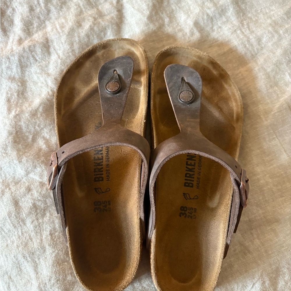 Birkenstock Tan Leather Sandals